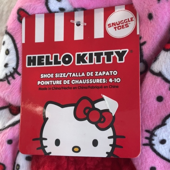 Hello Kitty..pink ..slippers. size 4-10. - Picture 3 of 3